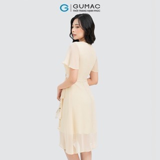 Đầm nữ GUMAC kiểu thân đắp chéo  DD04047