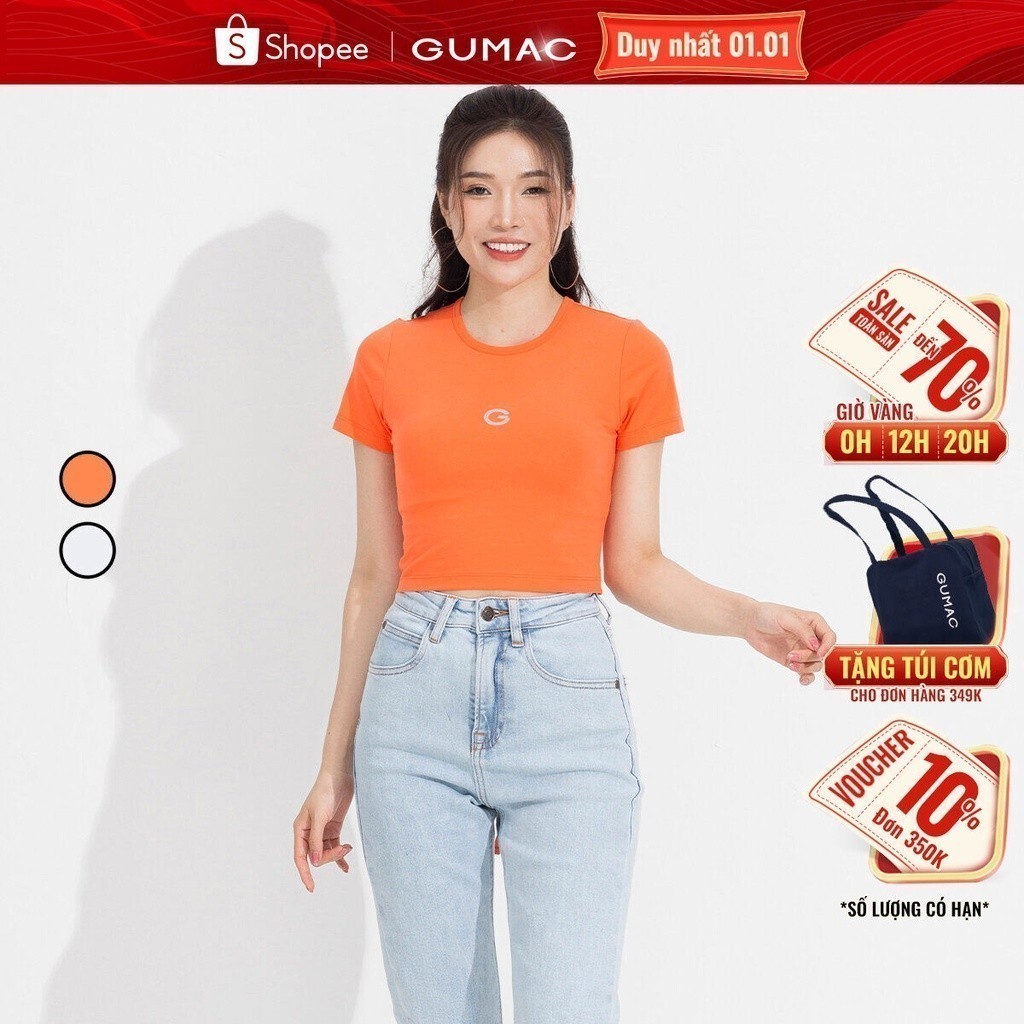 Áo thun nữ GUMAC in phản quang  ATD05059