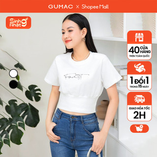 Áo thun kiểu vai độn ATD11036 thời trang GUMAC