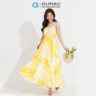 Đầm nữ GUMAC maxi hai dây  DD04071