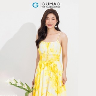 Đầm nữ GUMAC maxi hai dây  DD04071