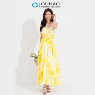 Đầm nữ GUMAC maxi hai dây  DD04071