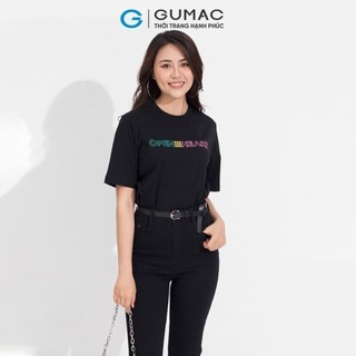 Áo thun nữ GUMAC in nổi  ATD05051