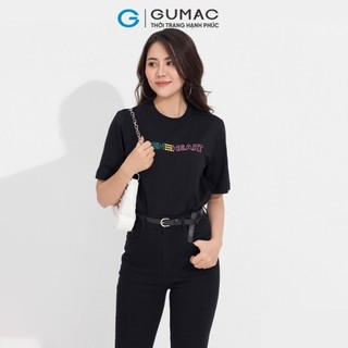 Áo thun nữ GUMAC in nổi  ATD05051
