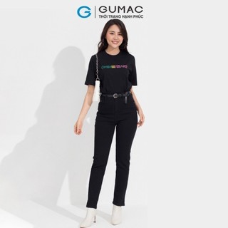 Áo thun nữ GUMAC in nổi  ATD05051