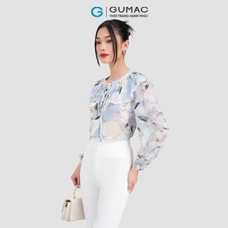 Áo sơ mi nữ GUMAC kiểu dập ly  AD03060