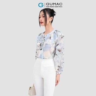 Áo sơ mi nữ GUMAC kiểu dập ly  AD03060