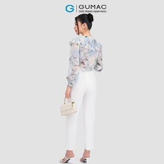 Áo sơ mi nữ GUMAC kiểu dập ly  AD03060