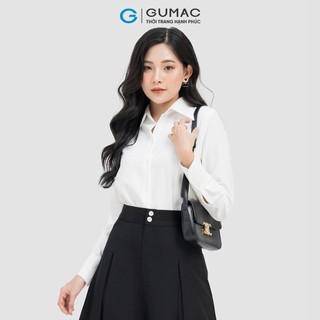 Áo sơ mi nữ GUMAC đô kiểu  AD04032