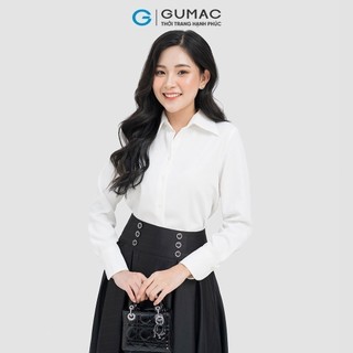 Áo sơ mi nữ GUMAC đô kiểu  AD04032