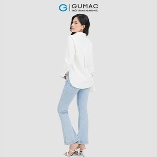 Áo sơ mi nữ GUMAC đô kiểu  AD04032