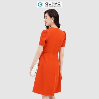 Đầm nữ GUMAC phối đăng ten DB928 