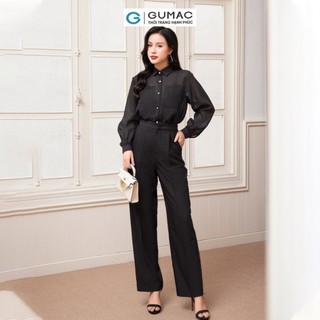Áo sơ mi nữ GUMAC thắt nơ  AD10052