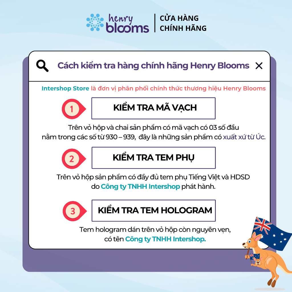 Viên uống hỗ trợ hoạt huyết Henry Blooms Ginkgo & Brahmi 3000 (60 viên) tăng cường tuần hoàn máu não HB0006/18 | BigBuy360 - bigbuy360.vn