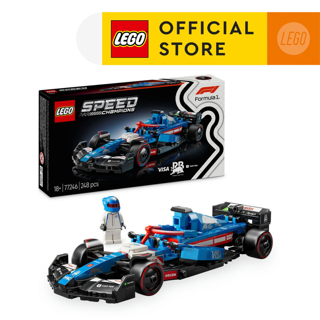 LEGO SPEED CHAMPIONS 77246 Đồ Chơi Lắp Ráp Xe Đua Visa Cash App Rb Vcarb 01 F1 (248 chi tiết)