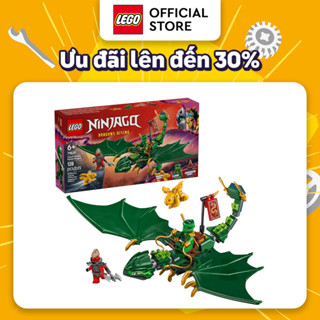 LEGO NINJAGO 71829 Đồ Chơi Lắp Ráp Rồng Rừng Xanh Của Lloyd (128 Chi Tiết)