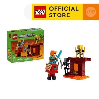  LEGO MINECRAFT 21266 Đồ Chơi Lắp Ráp Trận Chiến Dung Nham Địa Ngục Nether  99 chi tiết  
