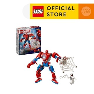  LEGO SUPERHEROES 76308 Đồ Chơi Lắp Ráp Robot Người Nhện Đại Chiến Antin-Venom  107 chi tiết  