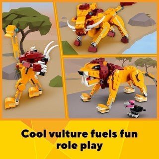  LEGO CREATOR 3in1 31112 Sư Tử Hoang Dã ( 224 Chi tiết)
