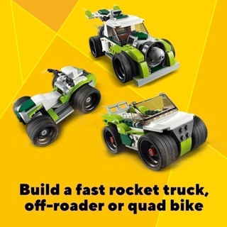 LEGO CREATOR 3in1 31103 Xe Tải Tên Lửa ( 198 Chi tiết)