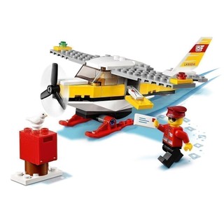 Lego city 60250 máy bay đưa thư bộ gạch đồ chơi lắp ráp giao thông cho trẻ em
