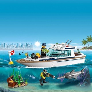 Lego city 60221 thuyền buồm lặn biển