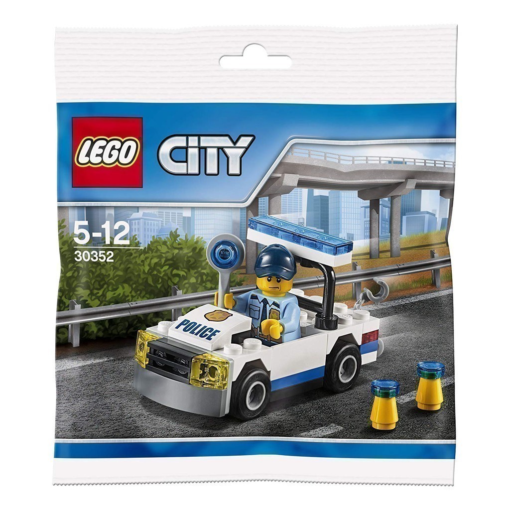 [Quà tặng không bán] LEGO CITY Xe Cảnh Sát 30352 (50 chi tiết)