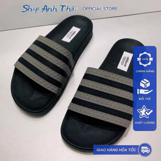 Dép Nam, Dép Nam Quai Ngang Dép Adidas 3 sọc ngang 2 màu H2T STORE AT Shop
