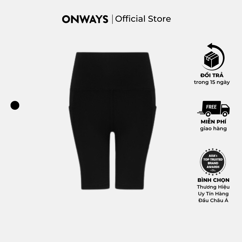 ONWAYS Quần Short Thể Thao Nữ Tôn Dáng, Co Giãn Tốt, Thoáng Khí CLASSIC BIKER SHORT 222C002