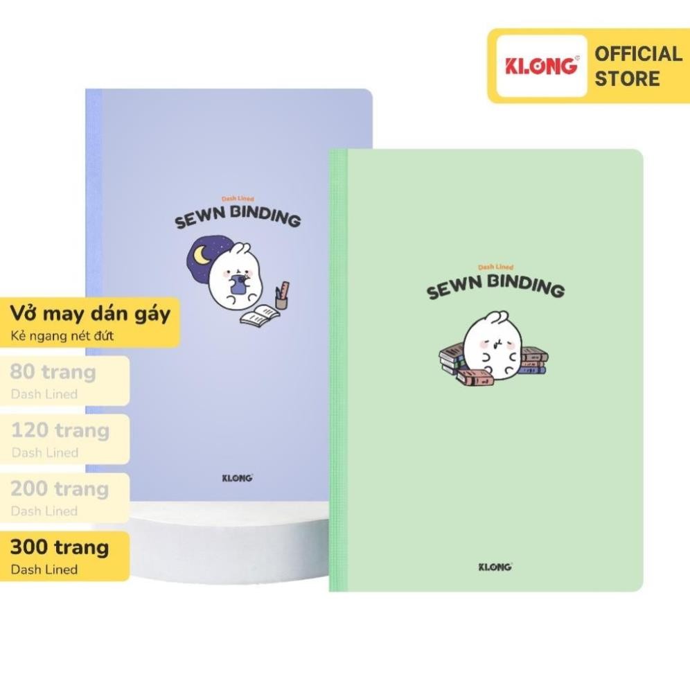 Vở kẻ ngang KLONG B5 70 GSM 80 120 200 300 trang .