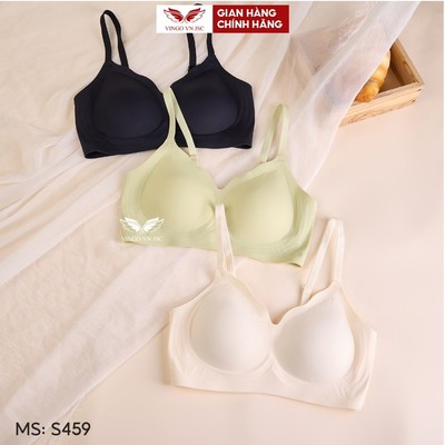 Áo lót su VINGO/VINGORIA mềm mịn không gọng không viền quả chéo nâng đỡ định hình S459