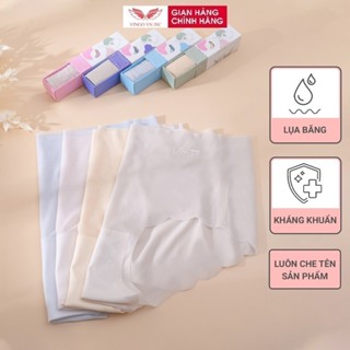 Combo 4 quần lót thỏi son lụa băng tàng hình mát lạnh kháng khuẩn VINGO CB90 VNGO