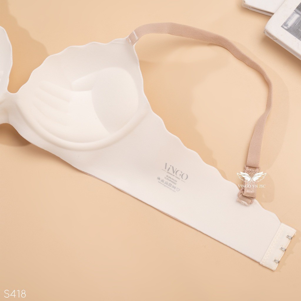 Áo lót không gọng nâng ngực VINGO/VINGORIA thiết kế không viền đúc su mát lạnh S418 - S436 | BigBuy360 - bigbuy360.vn