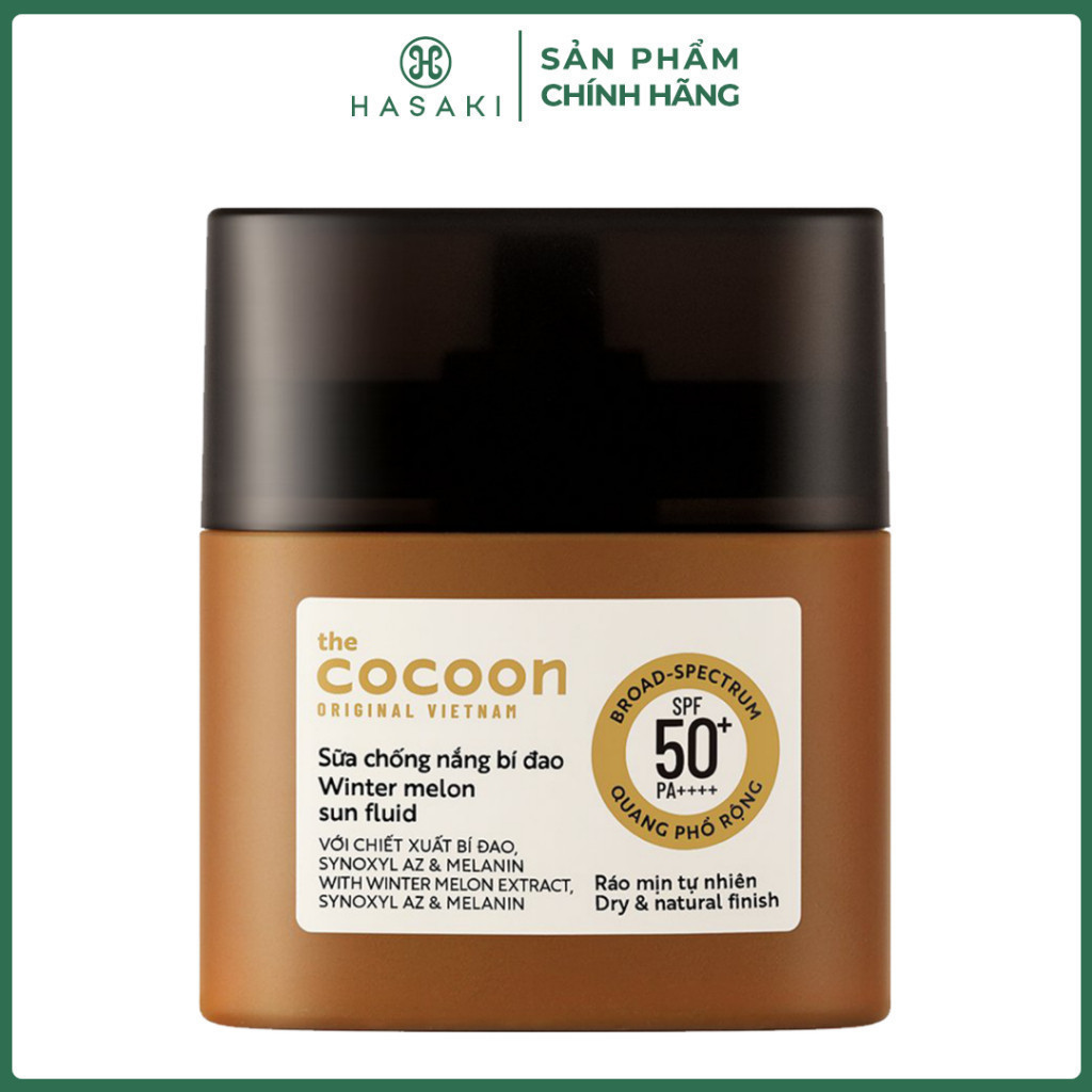 [DAILY] Sữa Chống Nắng Cocoon Chiết Xuất Bí Đao Quang Phổ Rộng Hasaki Sản Phẩm Chính Hãng