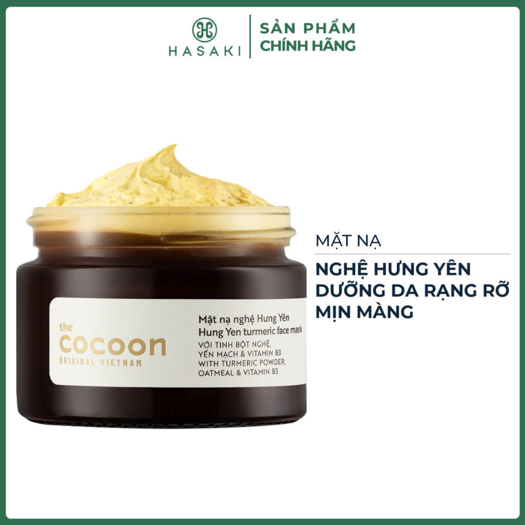 [DAILY] Mặt Nạ Nghệ Hưng Yên Cocoon Giúp Da Rạng Rỡ Mịn Màng Hasaki Sản Phẩm Chính Hãng