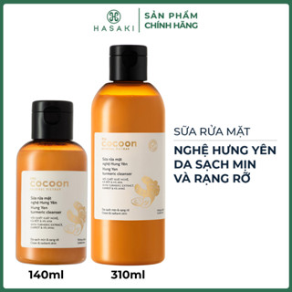 [DAILY] Sữa Rửa Mặt Cocoon Chiết Xuất Từ Nghệ Hưng Yên 140ml Hasaki Sản Phẩm Chính Hãng
