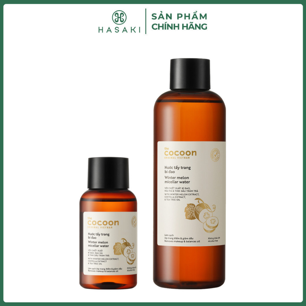 [DAILY] Nước Tẩy Trang Bí Đao Cocoon Làm Sạch & Giảm Dầu Hasaki Sản Phẩm Chính Hãng