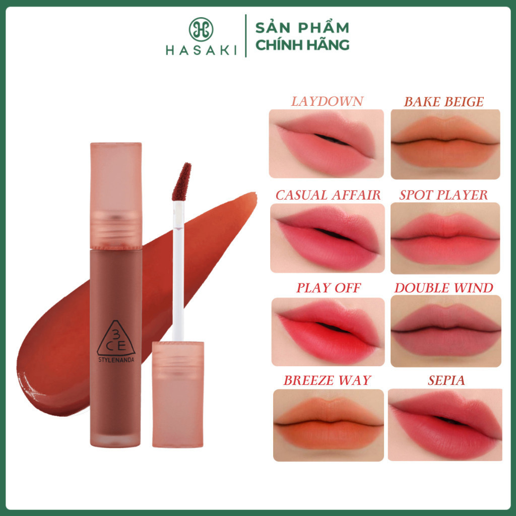   DAILY  Son Kem Lì 3CE 4.6g Blur Water Tint Hasaki Sản Phẩm Chính Hãng 