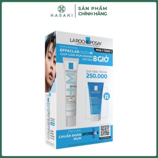 [DAILY] Combo La Roche-Posay Kem Dưỡng Giảm Mụn Hiệu Quả 40ml + Gel Rửa Mặt Cho Da Dầu, Nhạy Cảm 50ml Hasaki