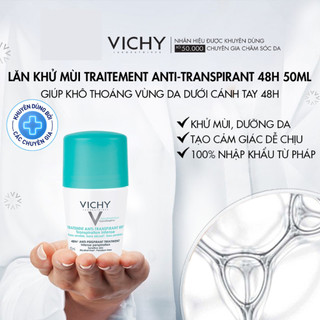 [DAILY] Lăn Khử Mùi Vichy Khô Thoáng Vùng Da Dưới Cánh Tay 48H - 72H 50ml Hasaki Chính Hãng