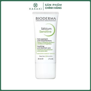   DAILY  Kem Dưỡng Ẩm Dành Cho Da Mụn Nhạy Cảm Bioderma Sebium Sensitive Soothing Anti-Blemish Care 30ml 