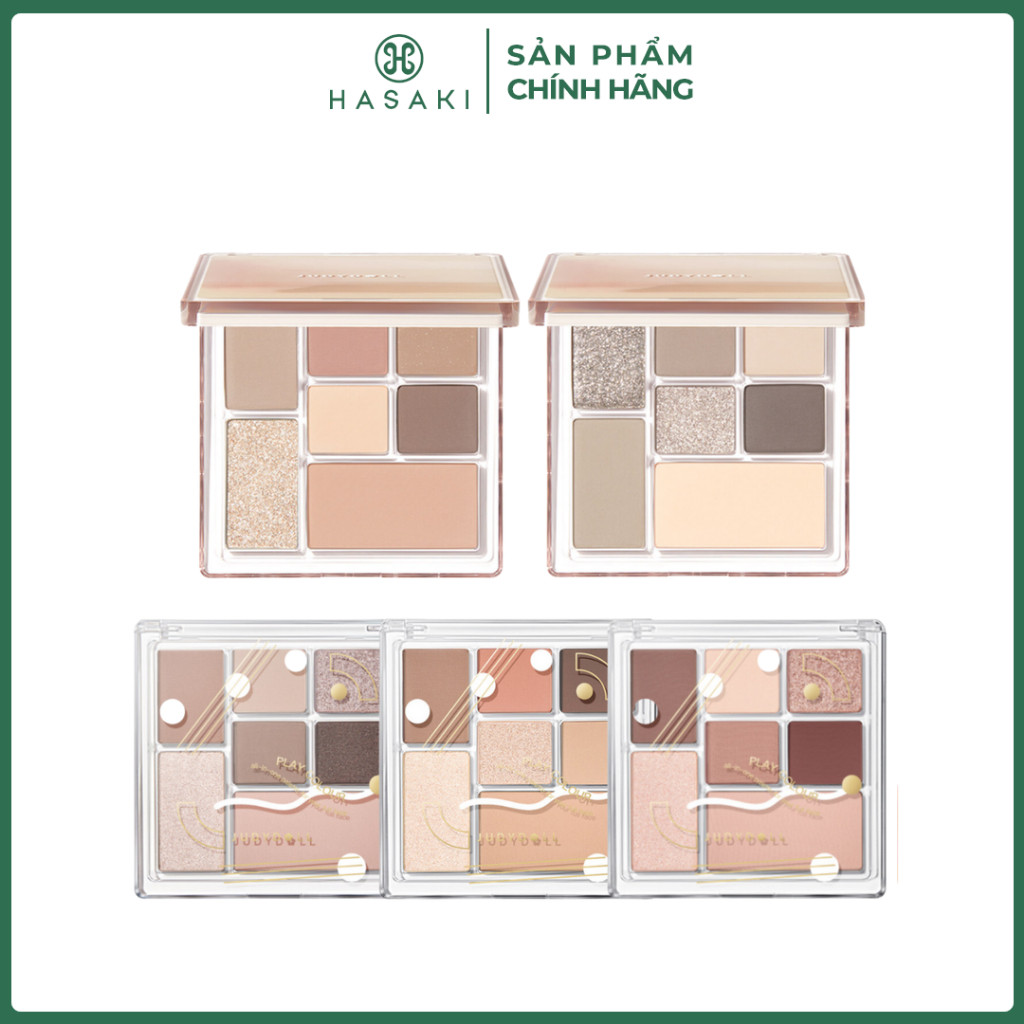  Bảng Phấn Mắt Judydoll Play Color All-In-One Palette 8.5g Hasaki Sản Phẩm Chính Hãng 