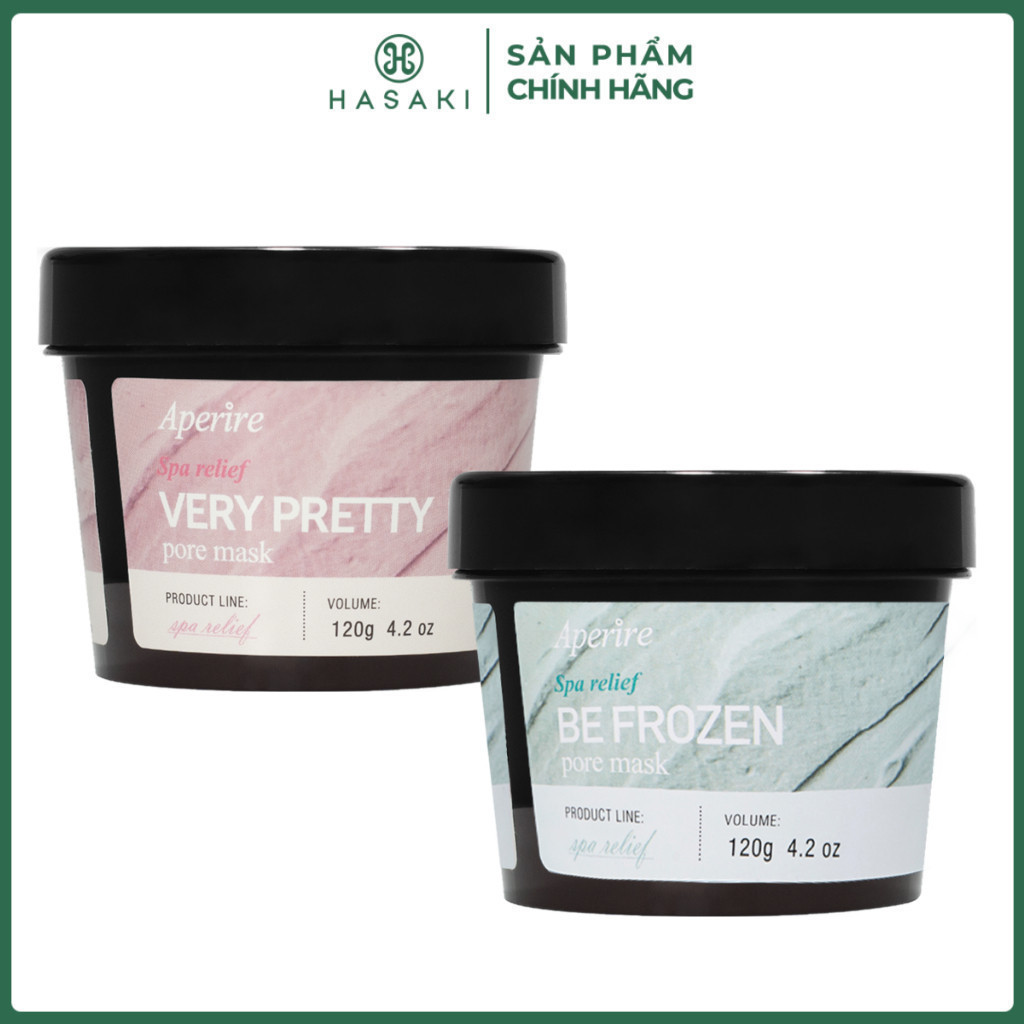 [BULSAN - DAILY] Mặt Nạ Đất Sét Aperire Thải Độc, Làm Sáng Da, Giảm Dầu Thừa Spa Relief Pore Mask 120g Hasaki