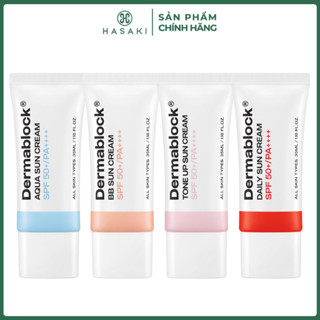 [BULSAN - DAILY] Kem Chống Nắng Dermablock Phổ Rộng Nâng Tông Sáng Hồng 35ml Tone Up Sun Cream SPF 50+ PA ++++ Hasaki