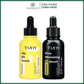 [BULSAN] Combo Serum Tia'm Làm Sáng, Phục Hồi Da Dầu Mụn, Thu Nhỏ Lỗ Chân Lông, Giảm Dầu Nhờn 40mlx2 Hasaki