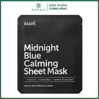  Mặt Nạ Klairs Làm Sạch & Dịu Mát Da 25ml Hasaki Sản Phẩm Chính Hãng 