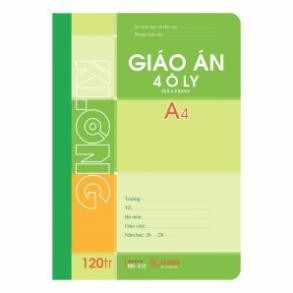 Vở giáo án ô ly - 120 trang; Ms 312 (T4)