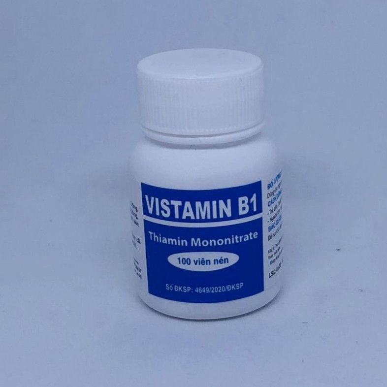 Combo 3 lọ Vitamin B1 Đại Y Vistamin B1 Đại Uy 100 viên - Giúp tiêu hóa tốt và làm đẹp