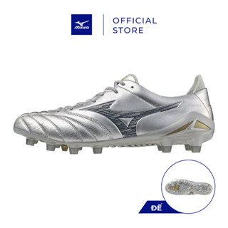 Giày Bóng Đá Unisex Mizuno Morelia Neo Iv Elite - Xám Bạc - P1GA253204
