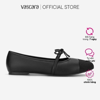 Vascara Giày Ballerina Mary Jane Đính Nơ - GBB 0439